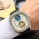Fake Patek Philippe Aquanaut Moon phase Watches - White Dial Brown Rubber Band (7)_th.jpg